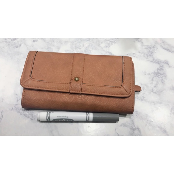 Chestnut Faux Leather Wallet - Picture 3 of 5